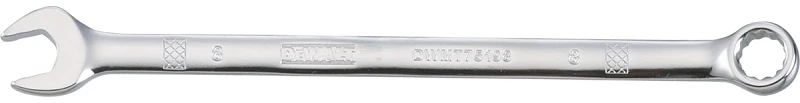 Metric Combination Wrench, Long-panel Design, 8mm, Full Polish Chrome