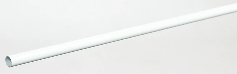 Superslide 4 Ft. X 3/4 In. White Closet Rod For Easy Hanging