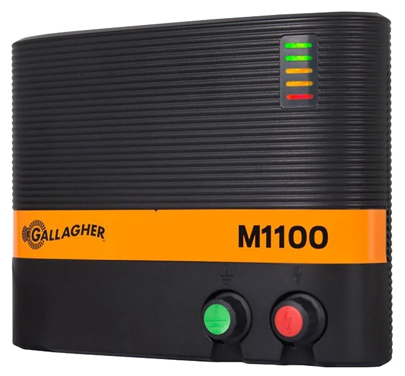 Electric Fence Charger M1100, 11 Joules, 110-volt For 650 Acres