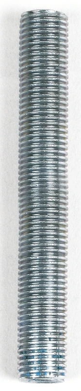 Lamp Nipple, Zinc-plated, 1/4 Inch Ip, 2.5 Inch Length