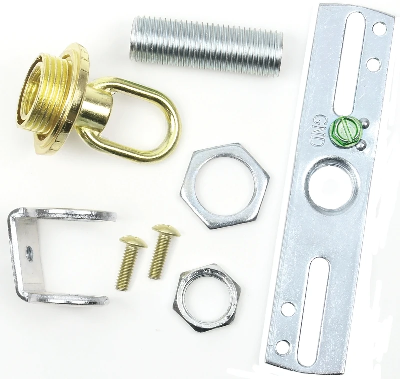 Crossbar Kit, Brass Finish, 1/4 Ip, Includes Essential Mounting Components