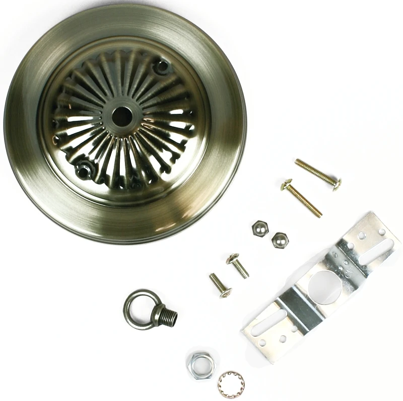 Ceiling Canopy Kit, 5-inch Antique Brass Finish, Model 60215