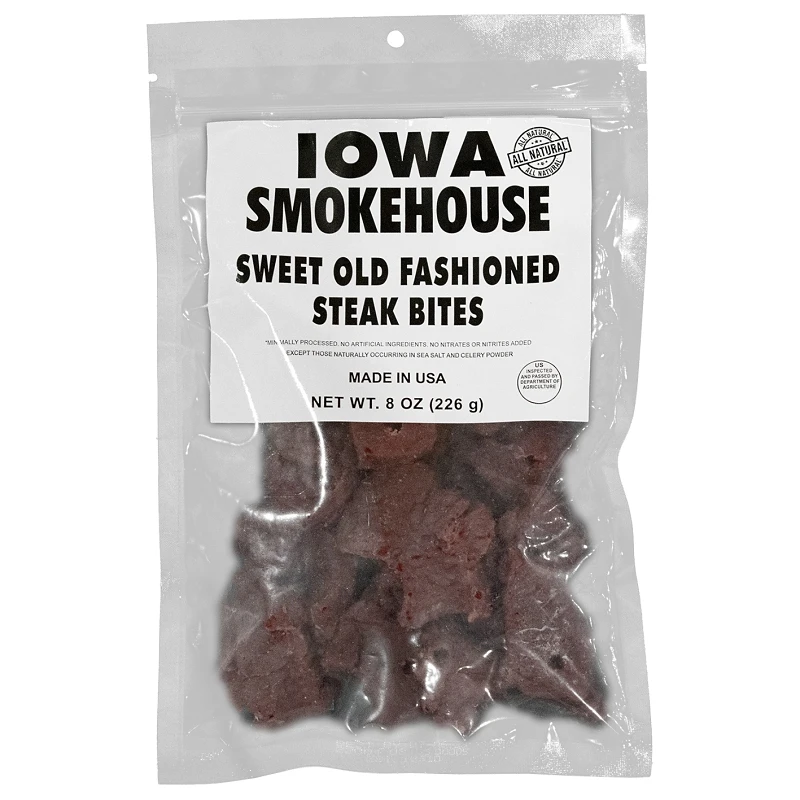 Sweet Old Fashioned Steak Bites 8 Oz Resealable Package