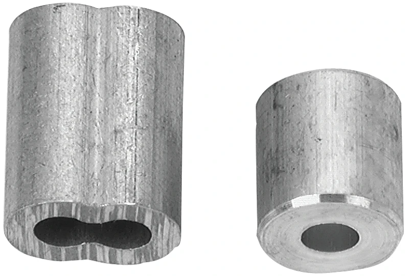 Wire Rope Ferrule & Stop, 1/4 In., 2-pk.
