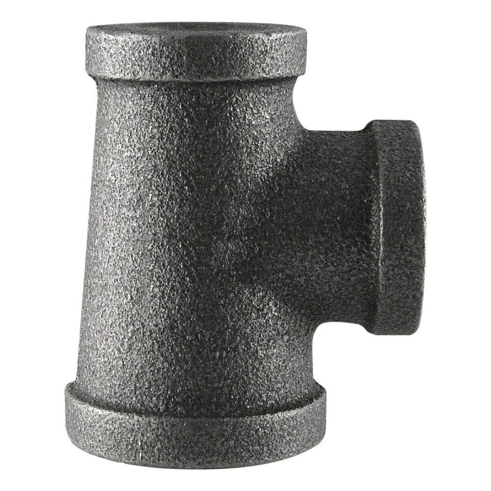 3/4 In. Fip X 1/2 In. D Fip Black Malleable Iron Reducing Tee