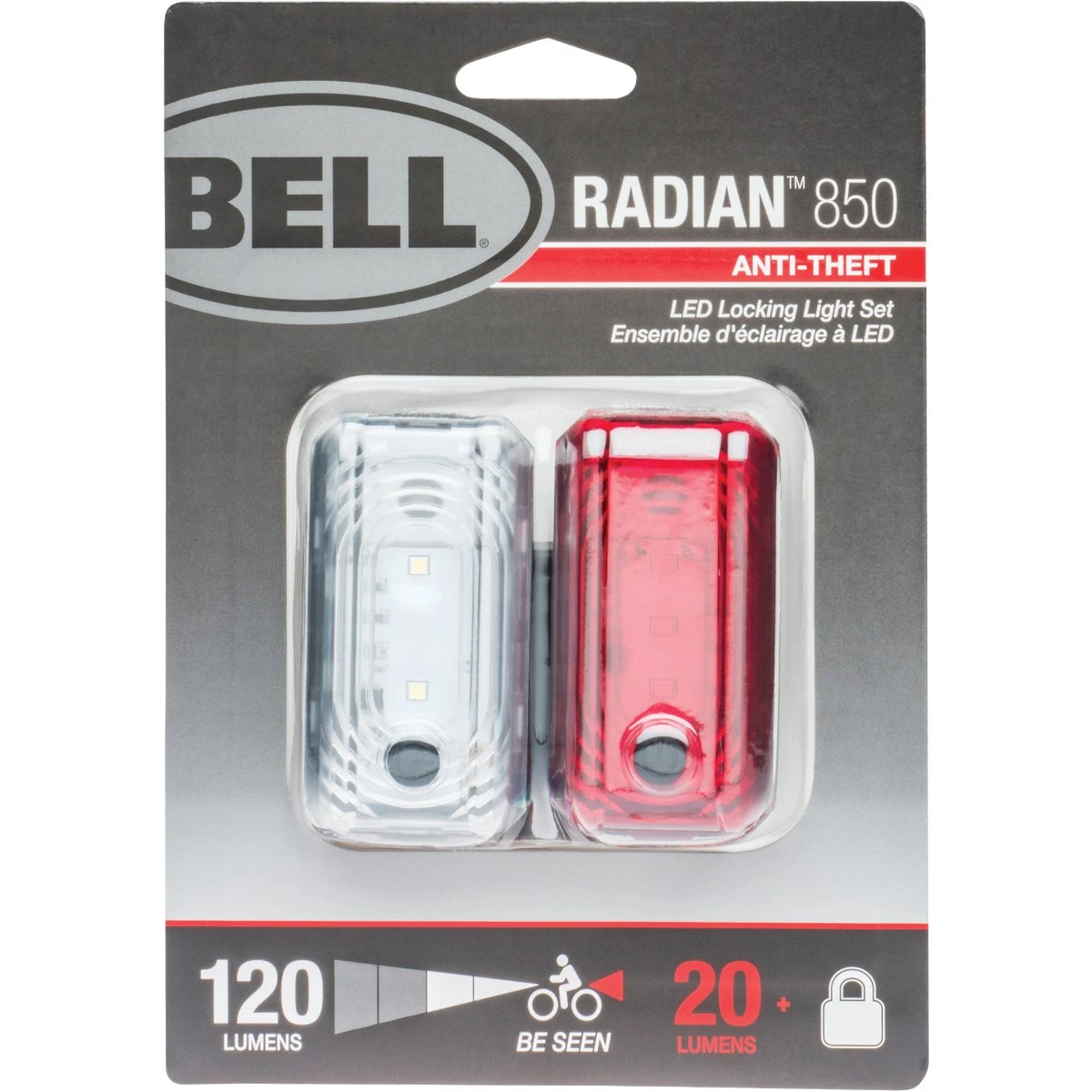 Sports Radian 850 Led Bicycle Light Set With Cob – Locking Mount