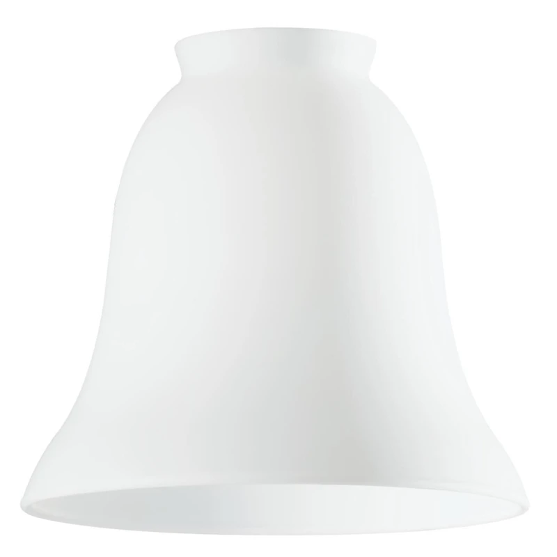 White Opal Glass Ceiling Fan Light Shades, 2-1/4 In.