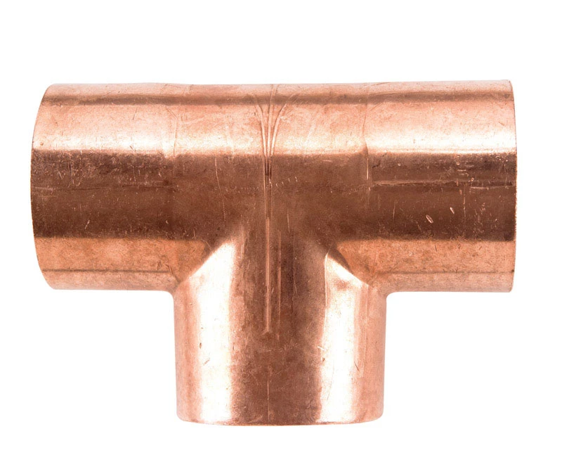 2 Inch Copper Pipe Tee - Copper X Copper X Copper - Model W640102