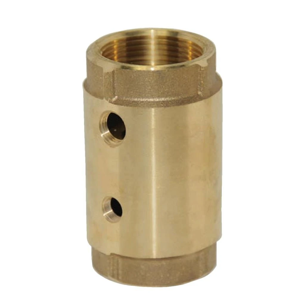 Brass Control Center Check Valve, 1-1/4-inch, Rated 200 Psi, Lead-free