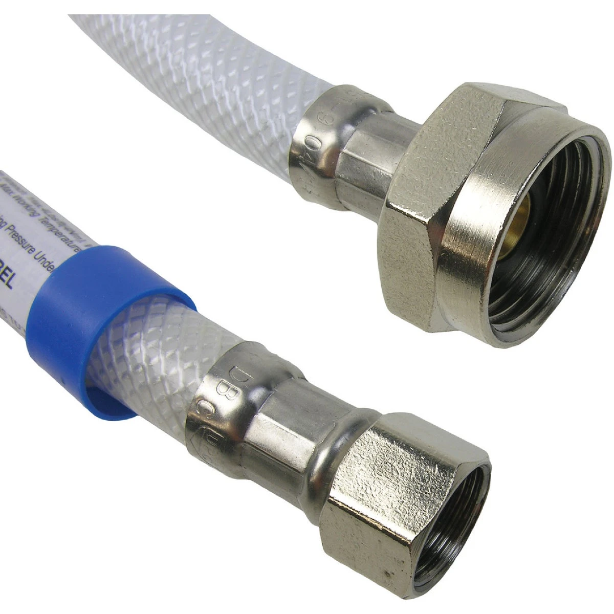 3/8 In. Compression X 7/8 In. Ballcock X 20 In. Poly Braided Vinyl Toilet Connector