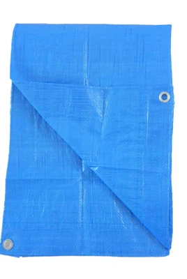 Storage Tarp Cover, Light Blue Polyethylene, 8 X 10-ft.