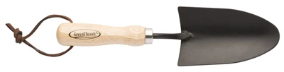 11.5-inch Garden Transplanter With Wood Handle And Rust Resistant Blade
