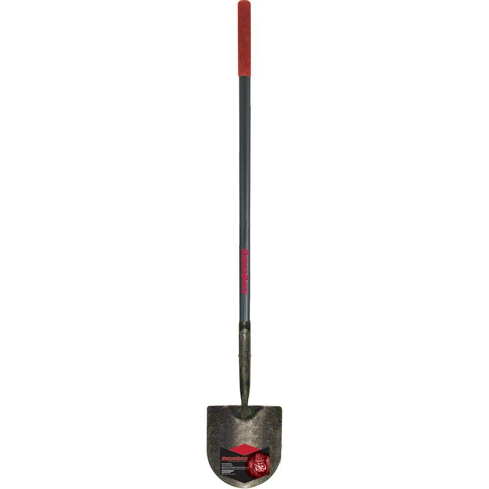 Caprock Shovel With Fiberglass Handle, Durable Construction For Heavy-duty Use
