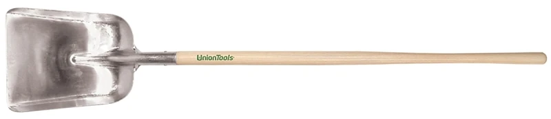 Aluminum General Purpose Scoop, 11 X 13.5 In. With 46 In. Hardwood Handle