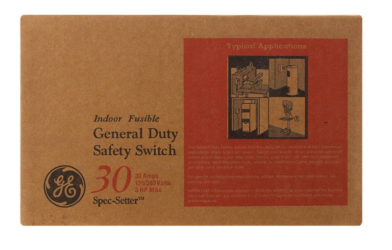 Durable 30 Amp Rainproof Safety Switch For Home & Business