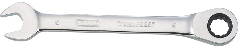 Metric Ratcheting Combination Wrench, Long-panel, 9mm - Dwmt75257osp