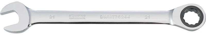 Metric Ratcheting Combination Wrench, Long-panel, 21mm, Dwmt75244osp