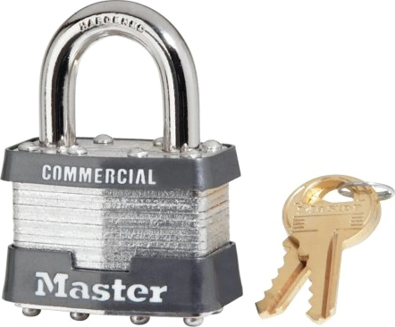 1-3/4 Inch Laminated Steel Keyed Padlock With Vertical Shackle