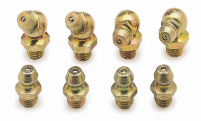Sae Grease Fitting Set, 1/4-inch X 28 Thread, 8-piece Set