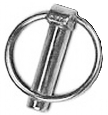 Lynch Pin, Cat 1, Yellow Zinc Plated, 7/16 X 1-1/2 In., 2-1/8 In. Length, 2-pk.