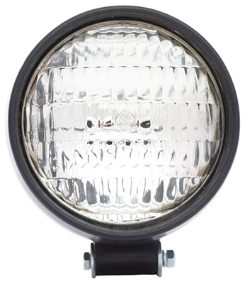 Halogen Tractor Light, 4-inch With Flood Pattern Lens And Mounting Hardware