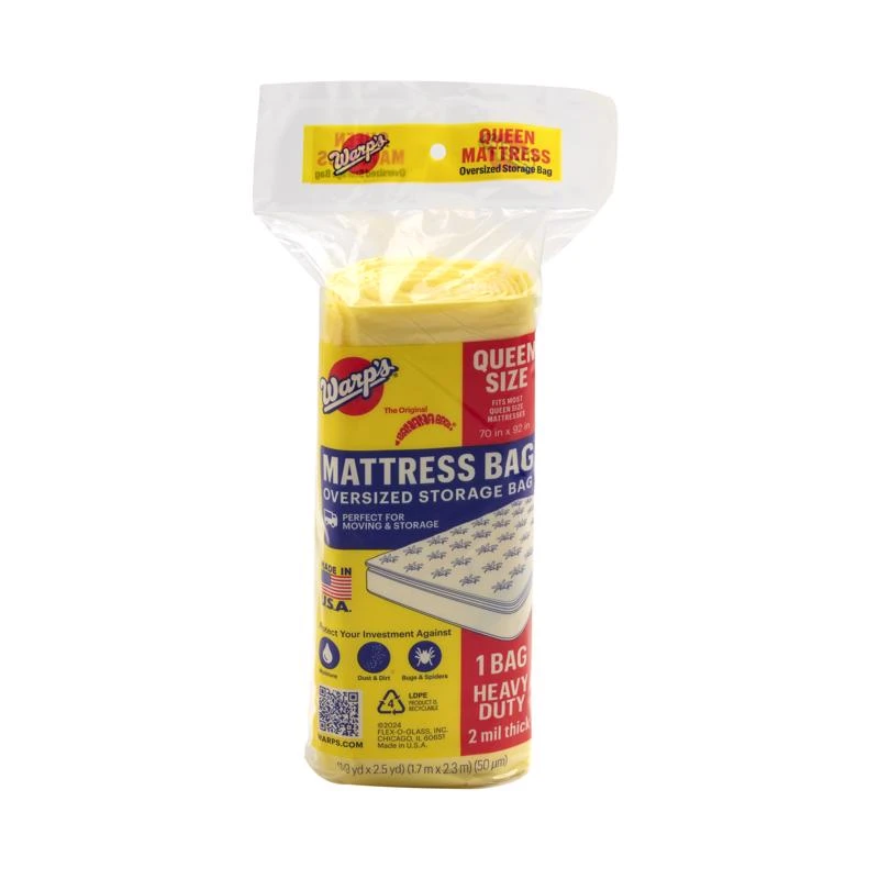 Warp's Queen/full Clear Plastic Storage Bag 70x92 Inches