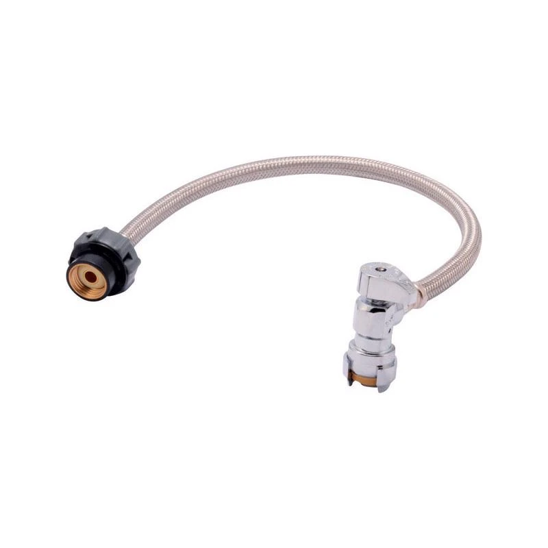 Sharkbite Click Seal 1/2 In. Ptc X 1/2 In. D Ptc 20 In. Brass Faucet Connector
