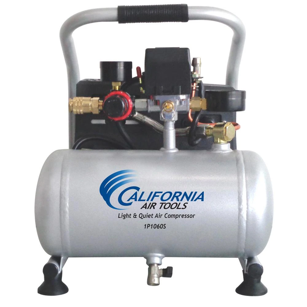 1.0 Gal. Light And Quiet Steel Tank Electric Portable Air Compressor