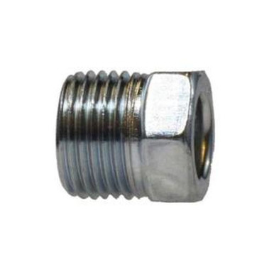 Opens dialog Midland Industries 12000 - Nut, 7/16" Male Inverted Flared, Steel, Zinc Chromate