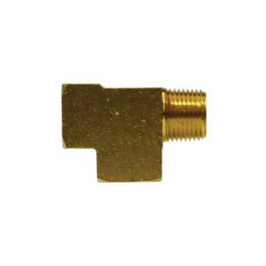 Opens dialog Midland Industries 28247 - Street Tee, 3/8" NPT(F)F x 3/8" NPT(M)F x 3/8" NPT(F)F, Brass