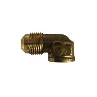 Opens dialog Midland Industries 704050-0812 - 90-deg Elbow, 1/2" Male 45-deg Flared x 3/4" FIP, Brass