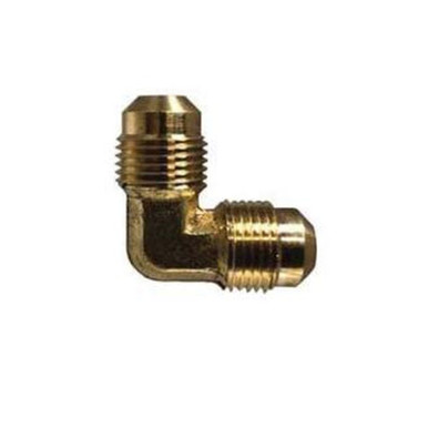 Opens dialog Midland Industries 704055-08 - 90° Union Elbow, 1/2" 45° Flared x 1/2" 45° Flared, Brass