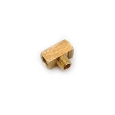 Opens dialog Midland Industries 706131-06 - Barstock Tee, 3/8" FPT x 3/8" MPT x 3/8" NPT(F), Brass