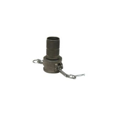 Opens dialog Midland Industries CGC-400CR-SS1 - Cam & Groove Crimplok Coupler, 4" Type C x 4" Hose Shank, 316SS