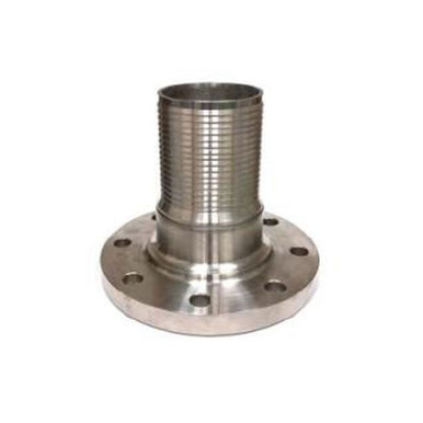 Opens dialog Midland Industries CNFL-150CR-S - Crimplok Combination Nipple, 1-1/2" Flanged x 1-1/2" Hose Barbed,