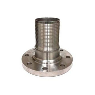 Opens dialog Midland Industries CNFL-400CR-SS316 - Crimplok Combination Nipple, 4" Flanged x 4" Hose Barbed,