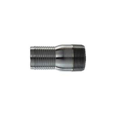 Opens dialog Midland Industries CNT-600CS-S - Heavy-Duty Crimplok Combination Nipple, 6" MIP x 6" Barbed, Steel,