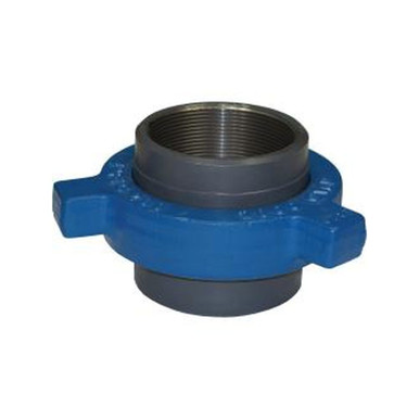 Opens dialog Midland Industries HAM206-600-SET - FIG 206 Hammer Union, 6" NPT(M) x 6" NPT(F), Steel