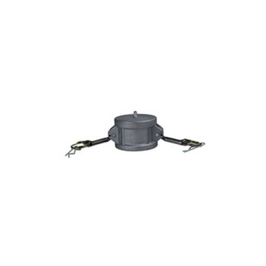 Opens dialog Midland Industries E-CDC-400-A1 - Economy Series Type DC Dust Cap, 4-in, Aluminum