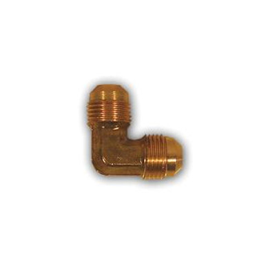 Opens dialog Midland Industries 255X4 - 90° Barstock Elbow, 1/4" SAE 45° Male Flared x 1/4" SAE 45° Male Flared,