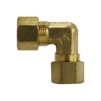 Opens dialog Midland Industries LF265X10 - Union Elbow, 5/8" Compression x 5/8" Compression, Brass
