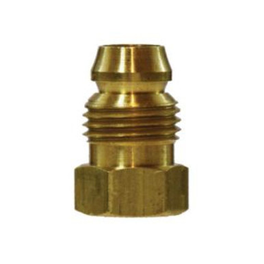 Opens dialog Midland Industries 16090 - Double Compression Sleeve Break-Away Nut, 3/16" Threaded, Brass