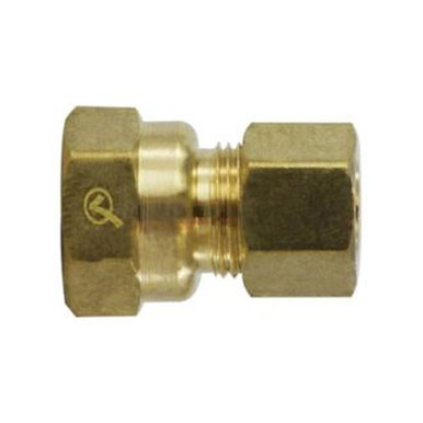 Opens dialog Midland Industries 700066-1412 - Coupling, 7/8" Compression x 3/4" NPT(F)F, Lead-Free Brass
