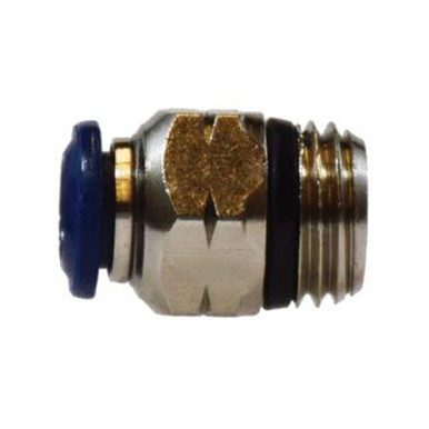 Opens dialog Midland Industries 20063N - Straight Adapter, 1/2" Push-In x 1/2" NPT(M) Global, Brass,