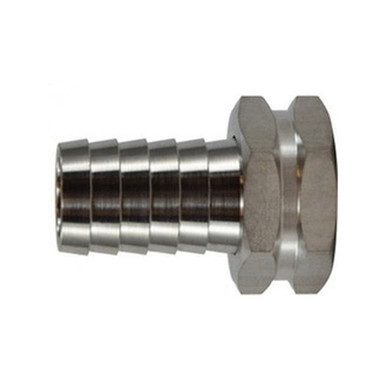 Opens dialog Midland Industries 30034SS - Swivel Adapter, 3/4" Hose Barbed x 3/4" FGH, Stainless Steel