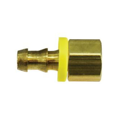 Opens dialog Midland Industries 30400 - Straight Adapter, 1" Push-On Hose Barbed x 3/4" FIP, Brass