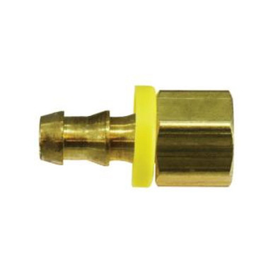 Opens dialog Midland Industries 30402 - Straight Adapter, 1" Push-On Hose Barbed x 1" FIP, Brass