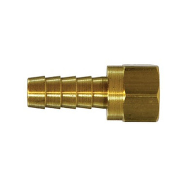 Opens dialog Midland Industries 32397C - Crimp Style Straight Connector, 1" Hose Barbed x 1" Female 37° JIC