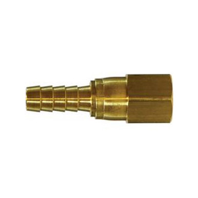Opens dialog Midland Industries 32476 - Swivel Adapter, 1/2" Hose Barbed x 1/2" NPT(F)F, Brass