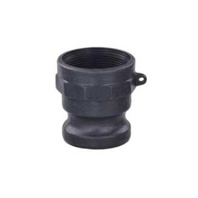 Opens dialog Midland Industries CGA-200-PP - Cam & Groove Adapter, 2" Type A x 2" NPT(F), Polypropylene